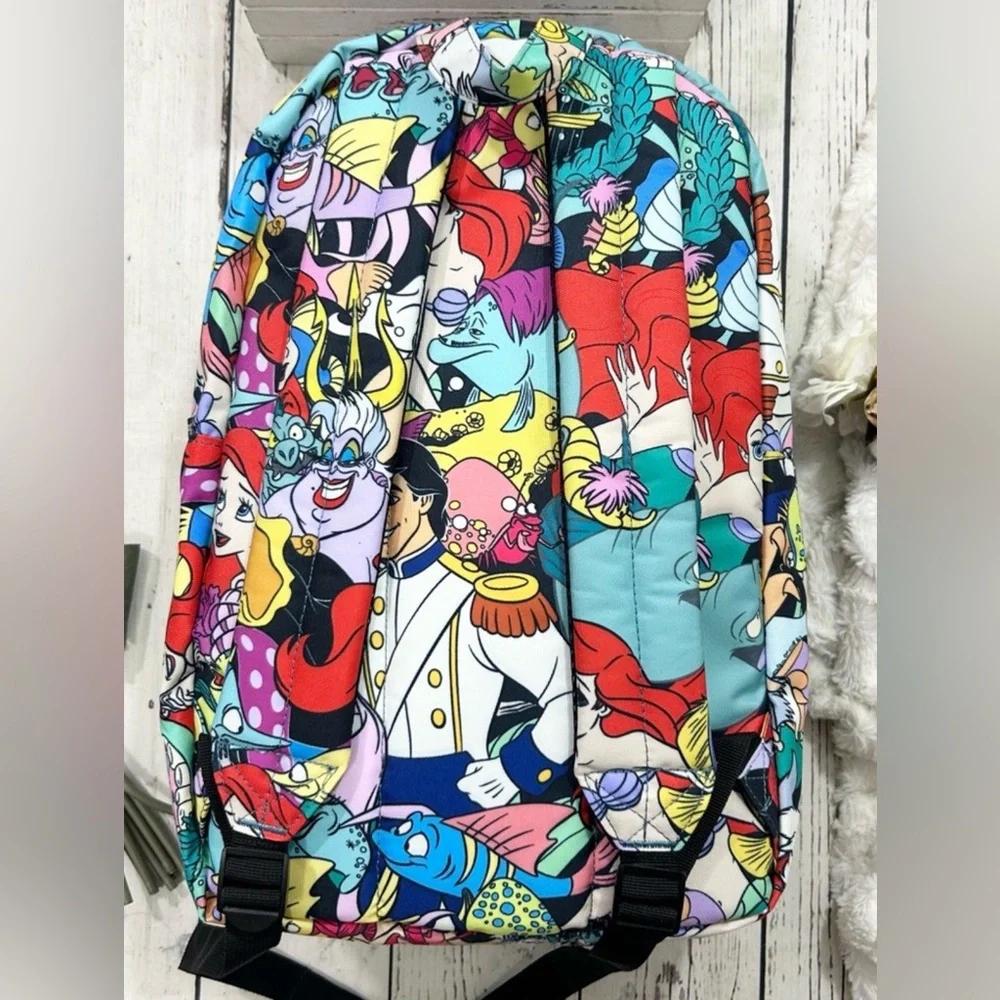 Disney Loungefly The Little Mermaid Ariel Canvas Backpack OG